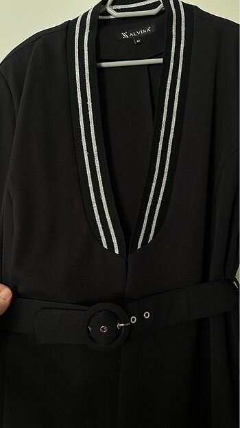 44 Beden Kemerli blazer
