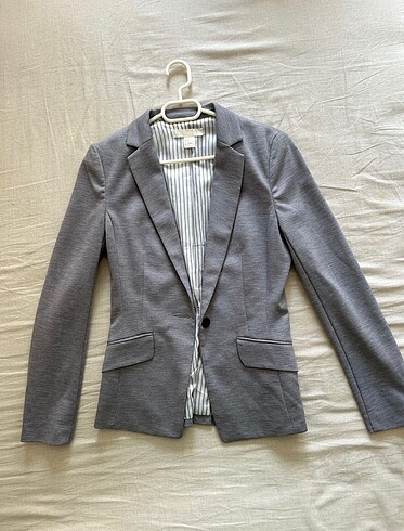 H&M Gri blazer ceket