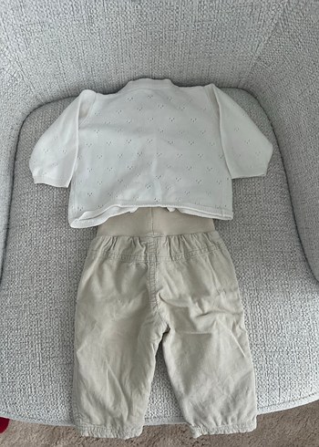 Kız Çocuk Beyaz İnce Triko Hırka - Görsel 5