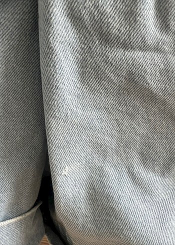 Sagaza Mavi Kemerli Kısa Kot Tulum - Görsel 5