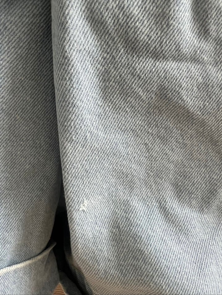 Sagaza Mavi Kemerli Kısa Kot Tulum - Görsel 5