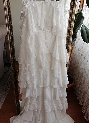 s Beden beyaz Renk Raisa&vanessa en çok aranan elbisesi