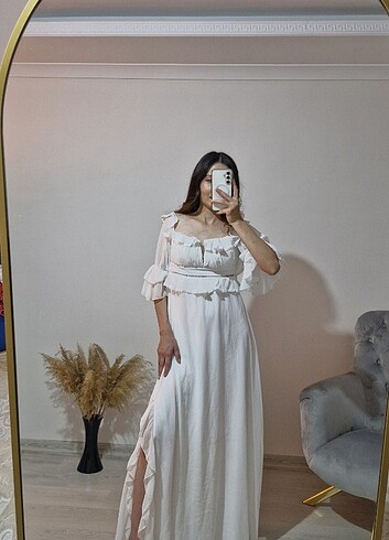 Trendyol & Milla Diş çekim nikah elbisesi