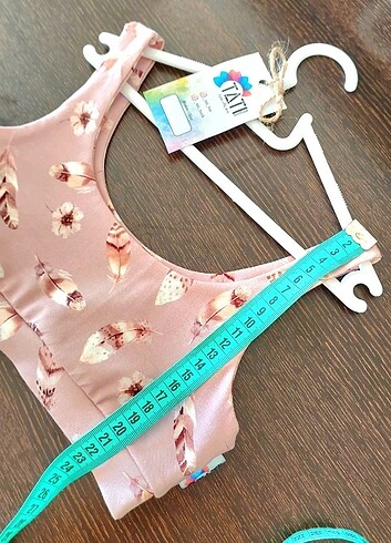 7 Yaş Beden çeşitli Renk Crop top
