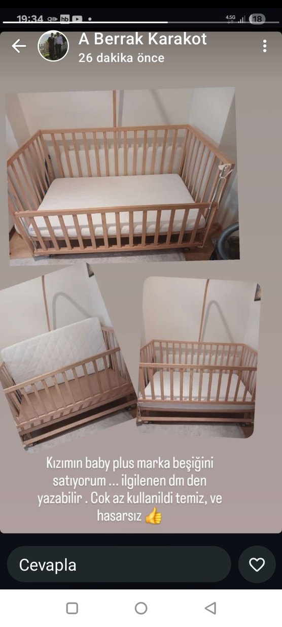 Baby Plus Bebek Beşiği - Görsel 4