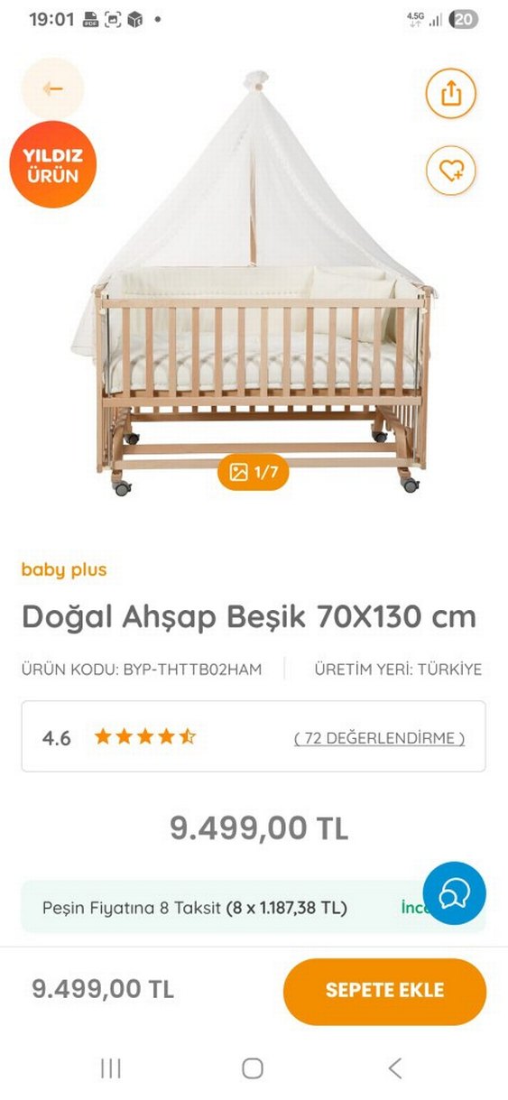 Baby Plus Bebek Beşiği - Görsel 5