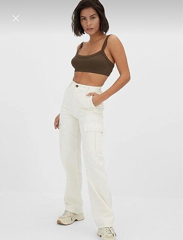 Stradivarius straight fit Kargo Pantolon