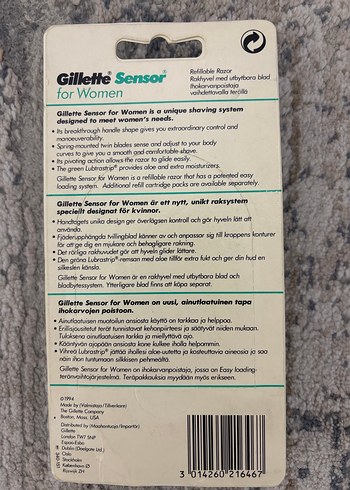 İki Bıçaklı Gillette Sensor Kadın Tıraş Bıçağı - Görsel 2