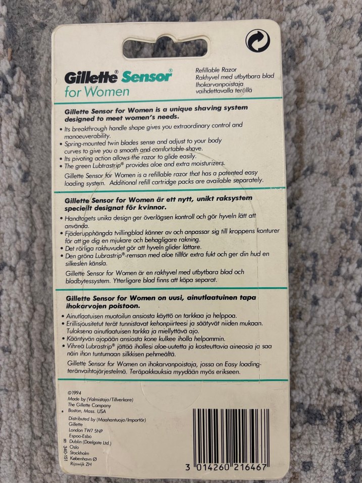 İki Bıçaklı Gillette Sensor Kadın Tıraş Bıçağı - Görsel 2