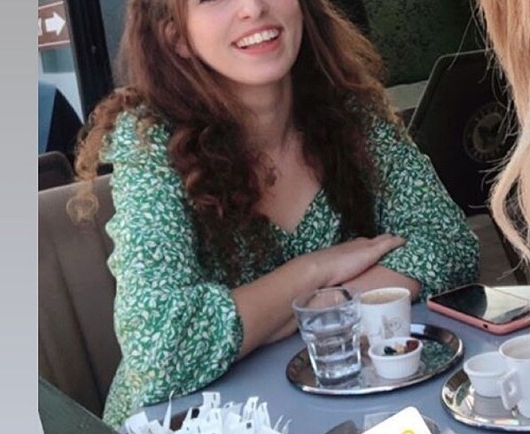 m Beden yeşil Renk Midi elbise