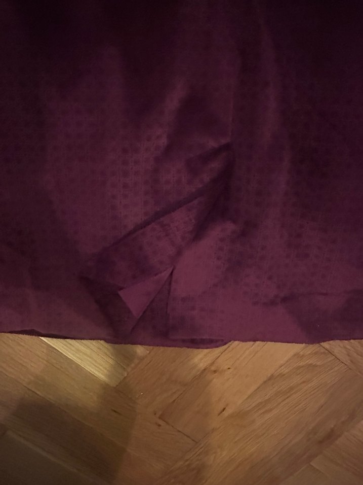 Bordo Kadife Kemerli Kadın Ceket - Görsel 5