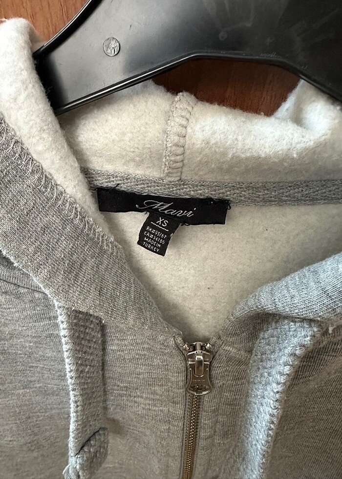 Mavi jeans Fermuarlı kalın sweat - Görsel 3