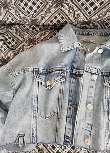 Crop kot ceket