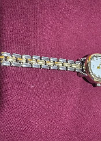 Kadın Altın ve Gri Klasik Bilek Saati - Görsel 2