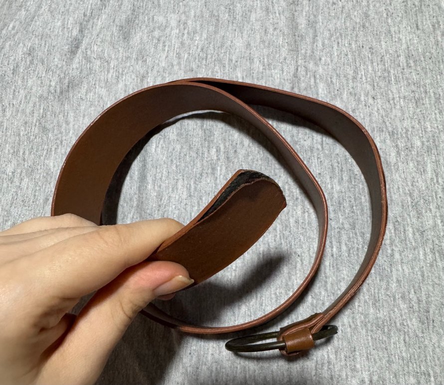 Kahverengi Deri Tokalı Kadın Kemer - Görsel 2