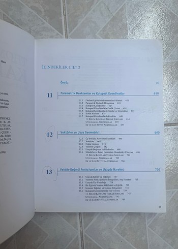 Thomas Kalkülüs Cilt 2 - Pearson - Görsel 3