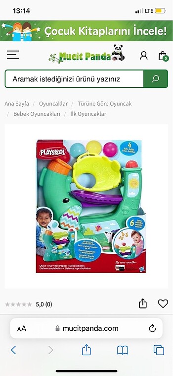 Playskool Top Fırlatan Fil