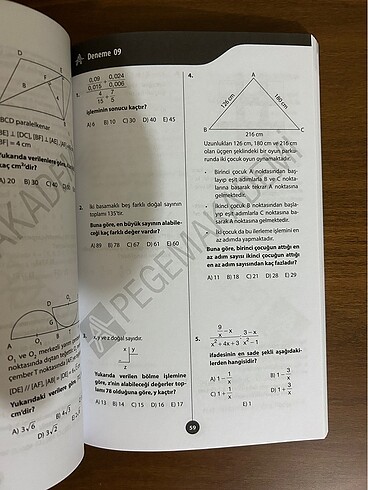  Pegem matematik deneme sınavı KPSS