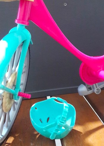 Barbie bisiklet 1 adet - Görsel 3