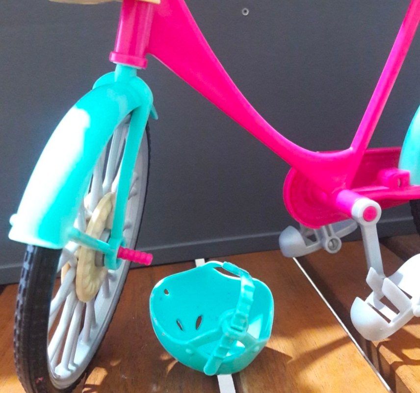 Barbie bisiklet 1 adet - Görsel 3