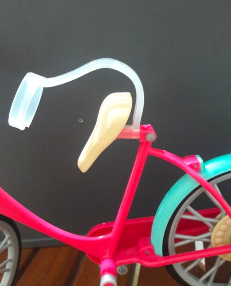 Barbie bisiklet 1 adet - Görsel 2