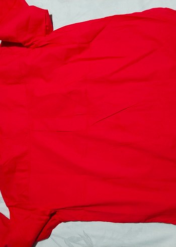 Mavi Kırmızı Gömlek Oversize / Geniş Kesim sıfır üründür. 1 adet - Görsel 6