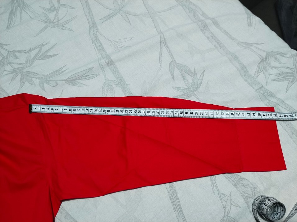 Mavi Kırmızı Gömlek Oversize / Geniş Kesim sıfır üründür. 1 adet - Görsel 5