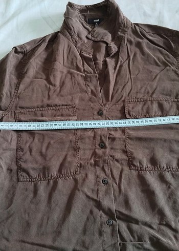 Mavi kadın gömlek 1 adet - Görsel 3