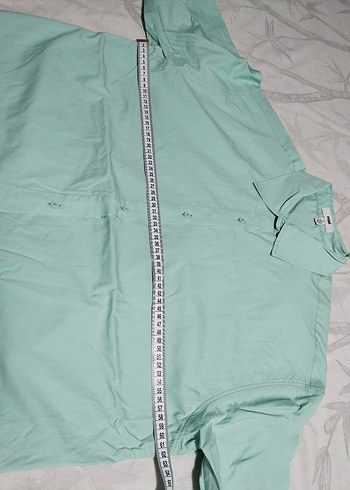 Mavi  Gömlek Oversize / Geniş Kesim sıfır üründür.  1 adet - Görsel 9