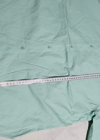 Mavi  Gömlek Oversize / Geniş Kesim sıfır üründür.  1 adet - Görsel 4