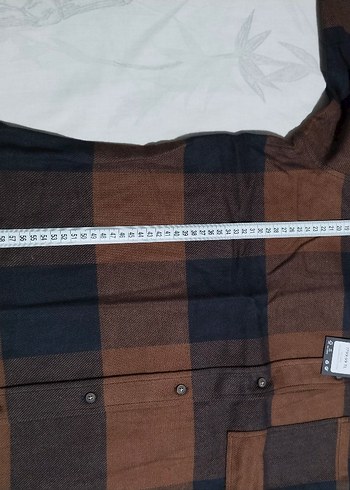 Mavi oversize kadın gömlek 1 adet  sıfır üründür. - Görsel 4