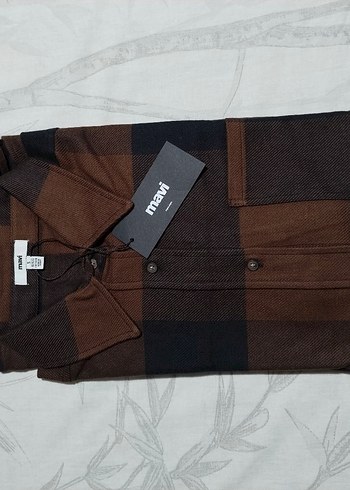 Mavi oversize kadın gömlek 1 adet  sıfır üründür. - Görsel 6