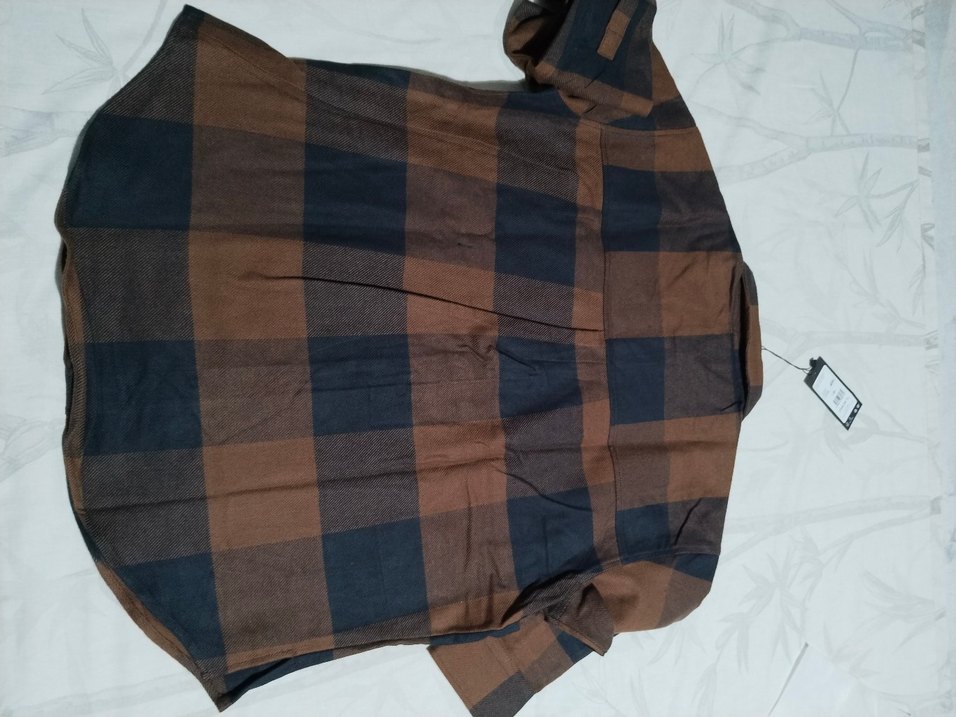 Mavi oversize kadın gömlek 1 adet  sıfır üründür. - Görsel 3