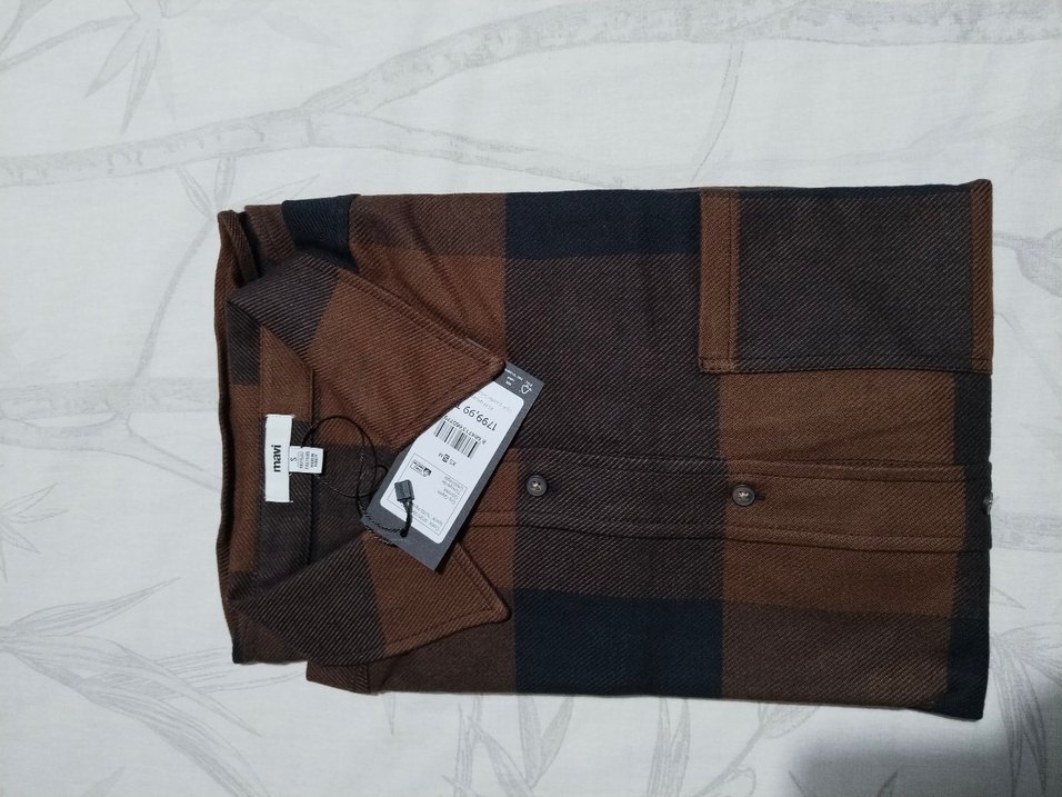 Mavi oversize kadın gömlek 1 adet  sıfır üründür. - Görsel 5