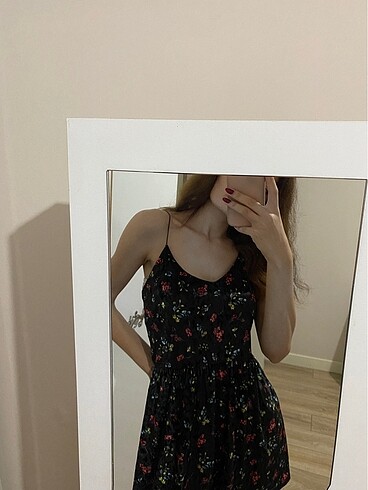Zara Çiçekli Elbise