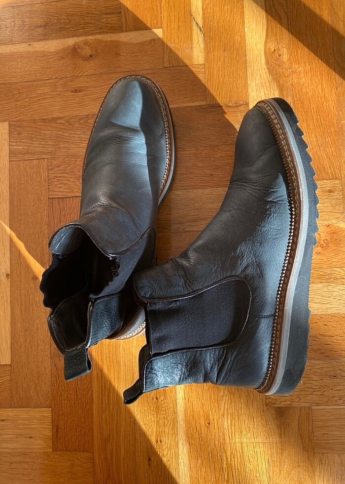 İnci hakiki deri chelsea erkek botu - Görsel 2