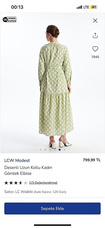 LC Waikiki LCW elbise