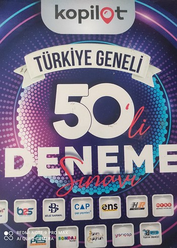 Kopilot Türkiye Geneli 50'li Deneme Sınavı