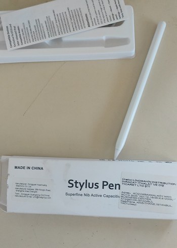 Beyaz Stylus Kalem Tablet İçin