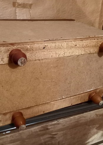 ANTİKA AHŞAP TÜLBENT SANDIĞI - Görsel 7