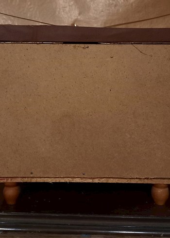 ANTİKA AHŞAP TÜLBENT SANDIĞI - Görsel 6