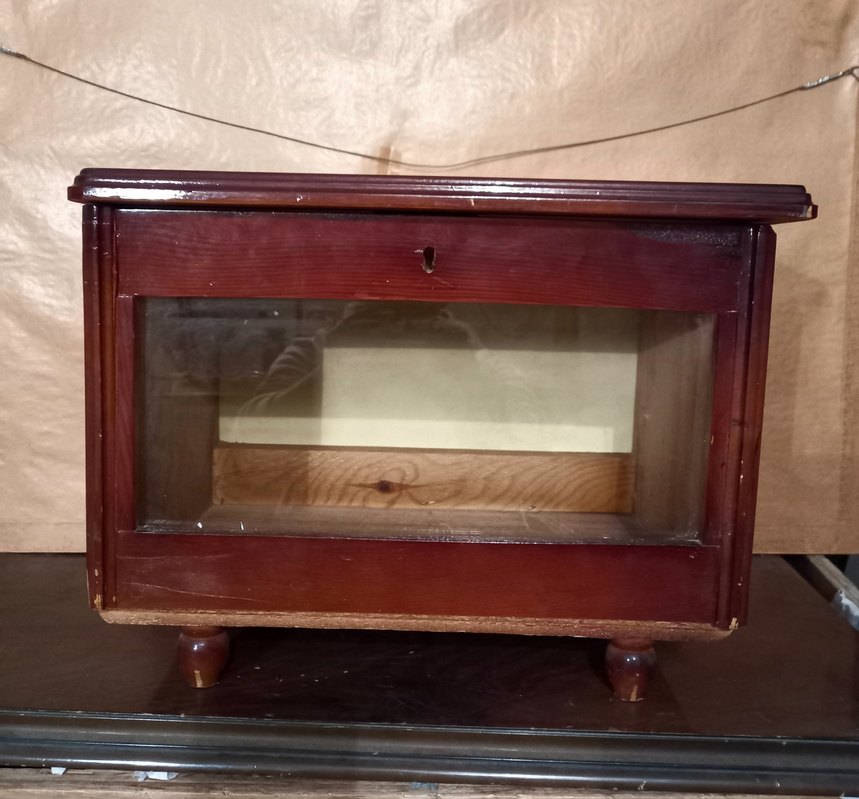 ANTİKA AHŞAP TÜLBENT SANDIĞI - Görsel 2