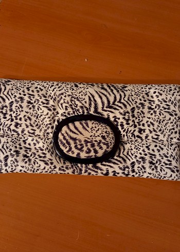 Zebra Desenli Bohem Kadın Portföy Çanta