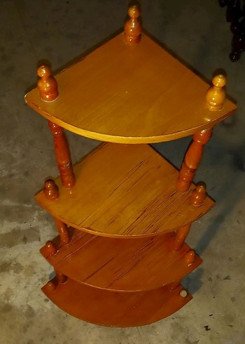 AHŞAP KÖŞELİK/SAKSILIK/BİBLOLUK - Görsel 7