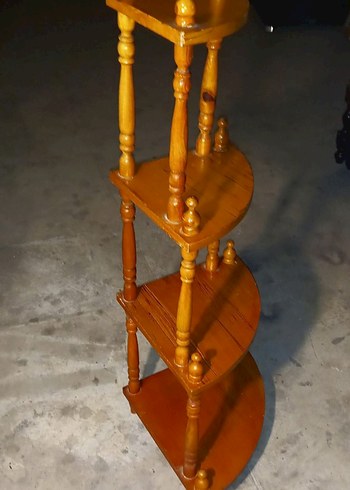 AHŞAP KÖŞELİK/SAKSILIK/BİBLOLUK - Görsel 6