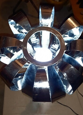 Diğer MID CENTURY ART DECO KROM LAMBADER