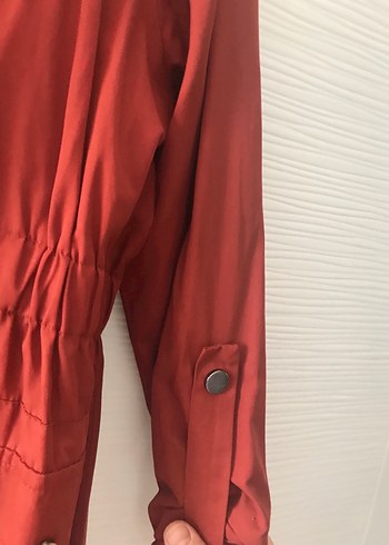 Kadın Kiremit rengi kap - Görsel 3