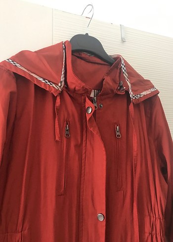 Kadın Kiremit rengi kap - Görsel 4