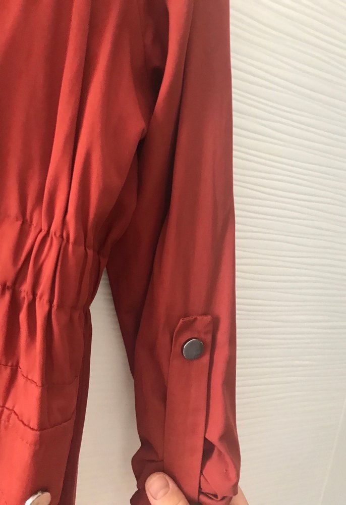 Kadın Kiremit rengi kap - Görsel 3