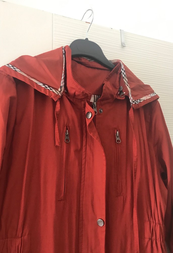 Kadın Kiremit rengi kap - Görsel 4